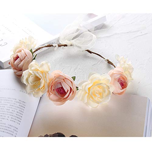 Amazon | CARSEND 3点セット 花輪 ヘアアクセサリー 花 花冠 花飾り 花